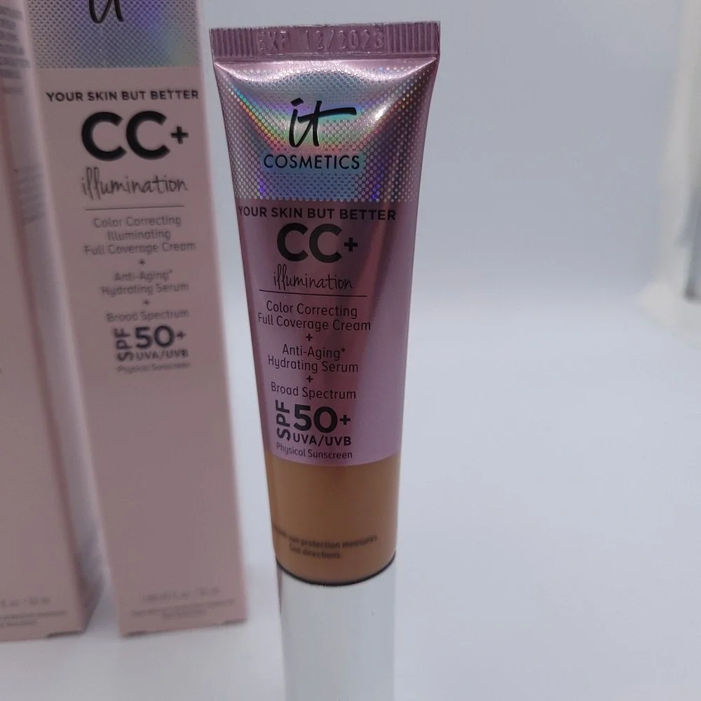 2 x It Cosmetics Your Skin But Better CC Foundation SPF 50 Rich Tone Exp 12/2023